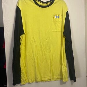 MENS TIMBERLAND/SPONGEBOB L/S TEE